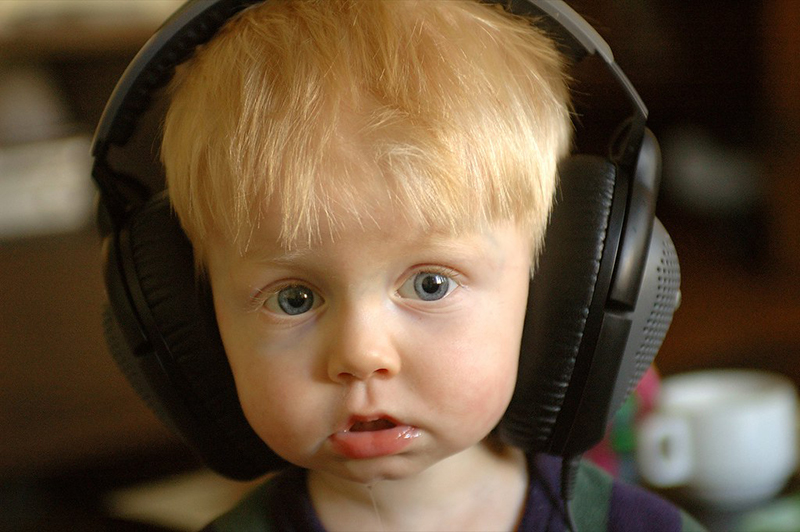 Child Listening To Music Seanomatopoeia